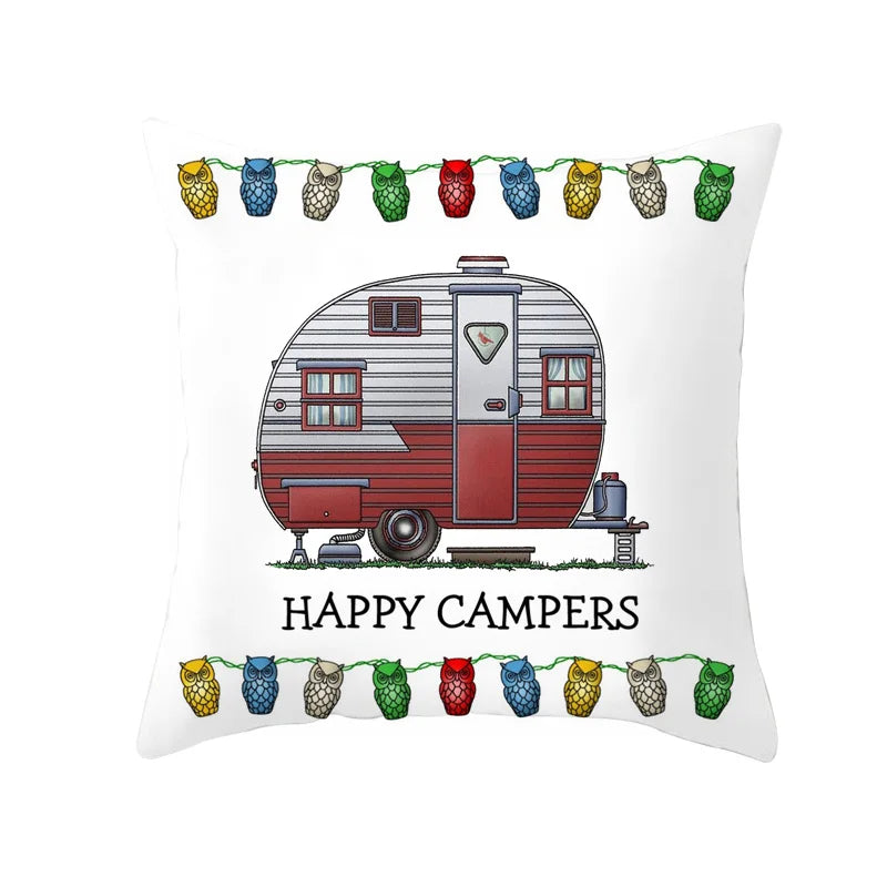 Happy Camper Cushion Case
