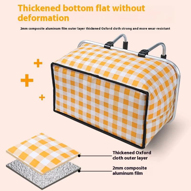 Folding Picnic Basket - Waterproof & Thermal