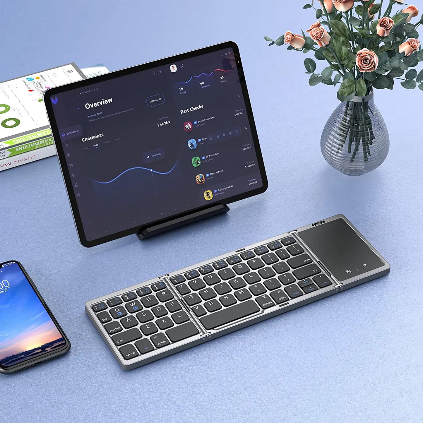 Nomads Foldable Wireless Bluetooth Keyboard