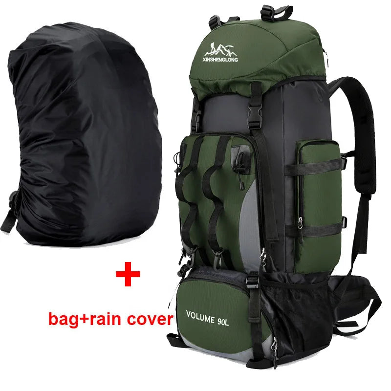 TerraQuest Explorer - 90L Waterproof Hiking Backpack
