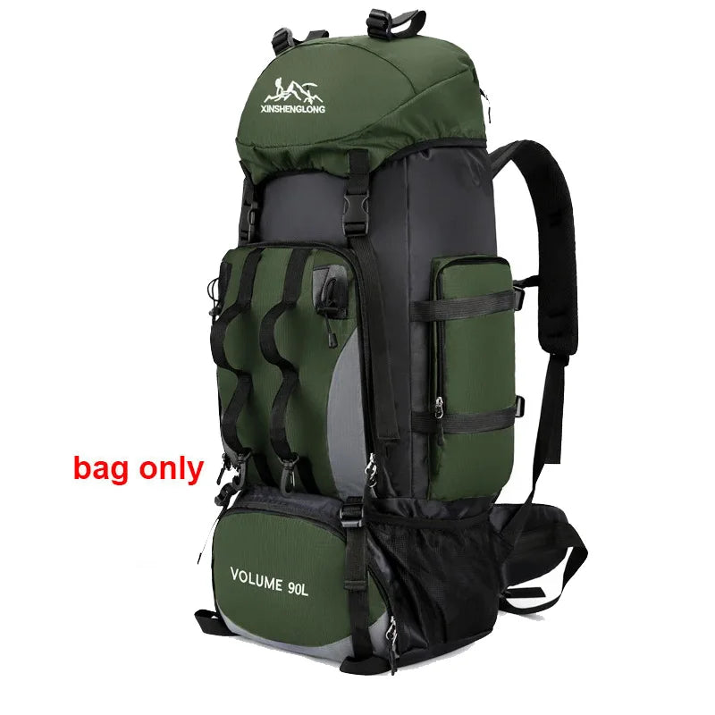TerraQuest Explorer - 90L Waterproof Hiking Backpack