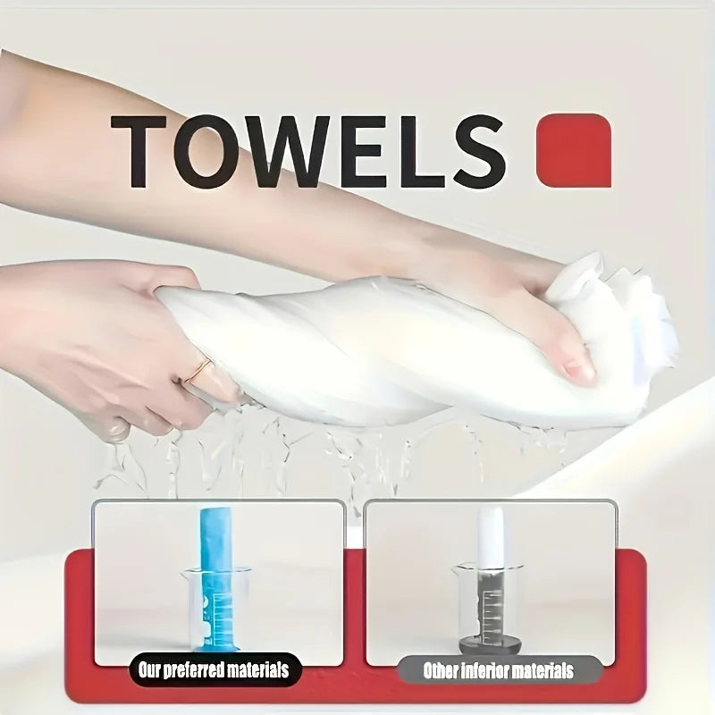 Freedom Nomads' Travel Compressed Towels - Portable Cleaning Wipes