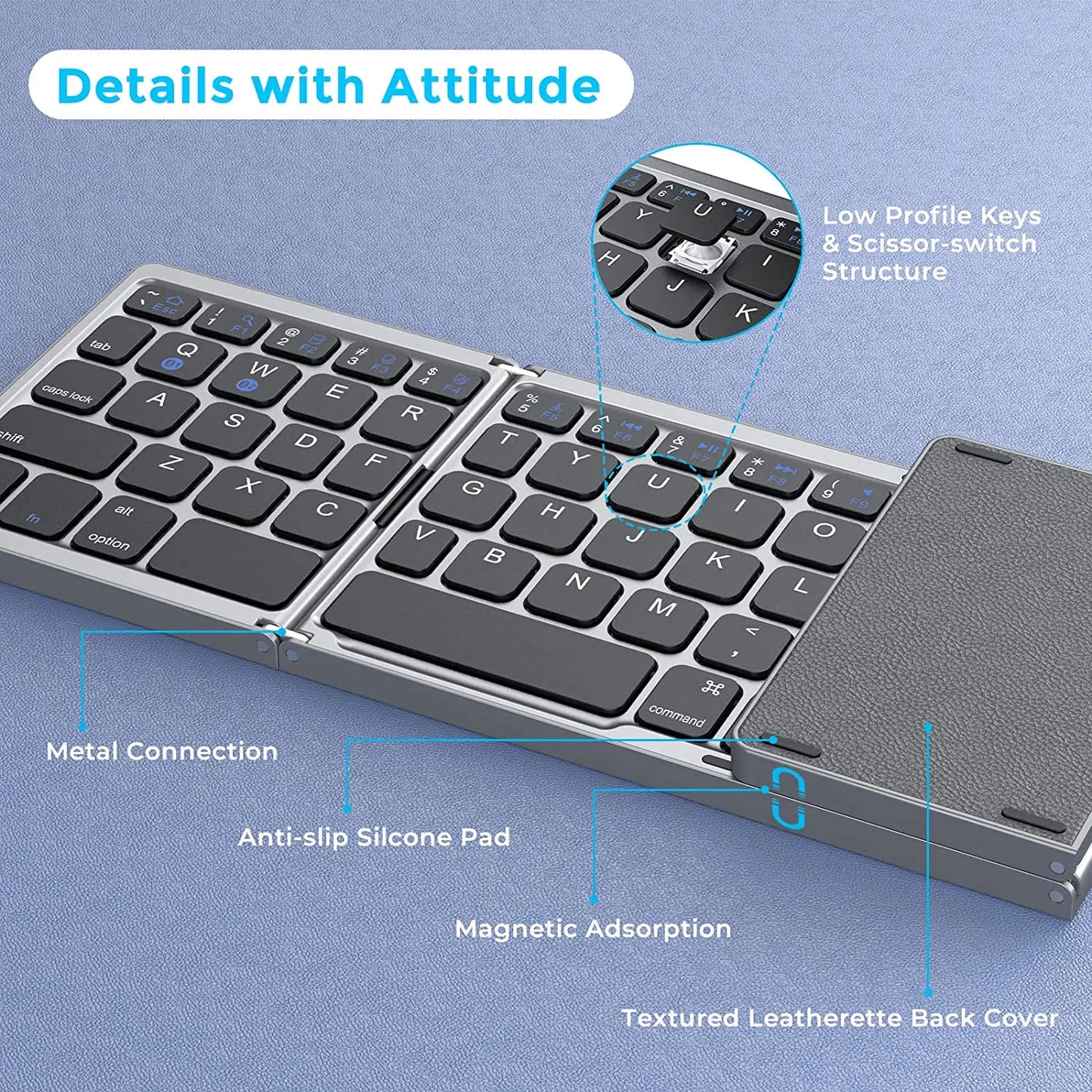 Nomads Foldable Wireless Bluetooth Keyboard
