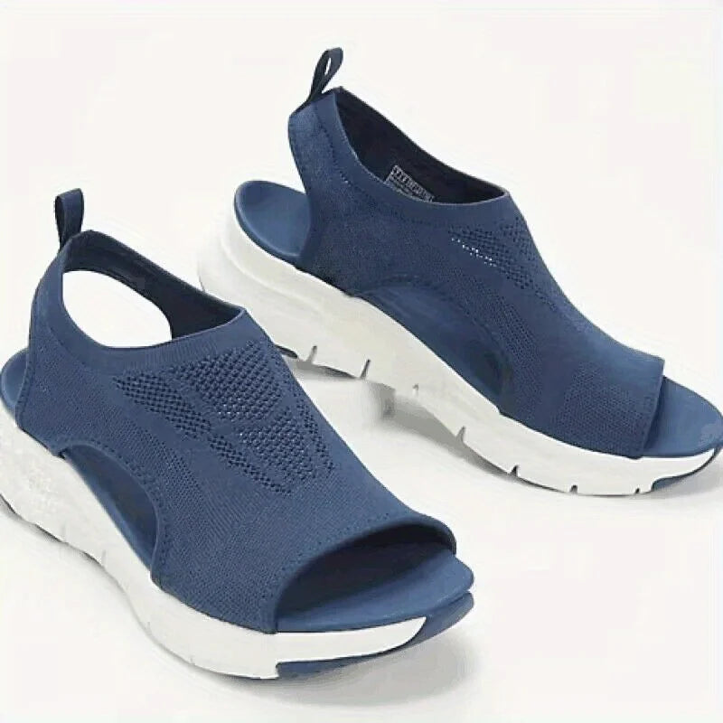 Freedom Strut - Chic Open-toe Walking Sandals