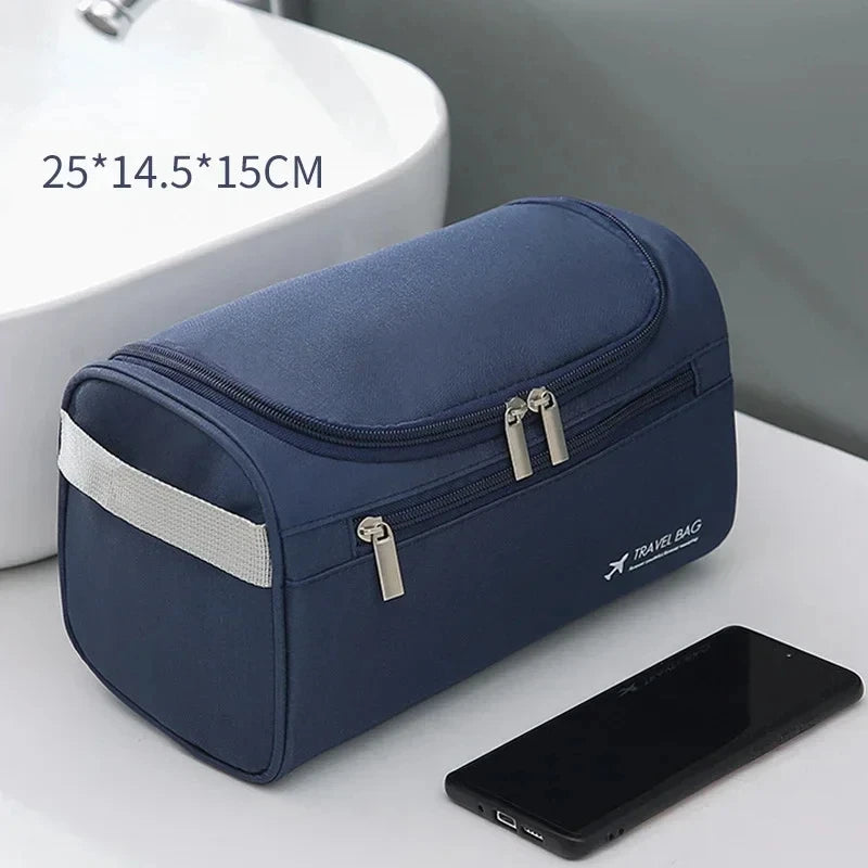 Globetrotter - PU Leather  / Canvas Toiletry Bag