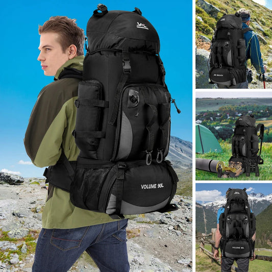 TerraQuest Explorer - 90L Waterproof Hiking Backpack