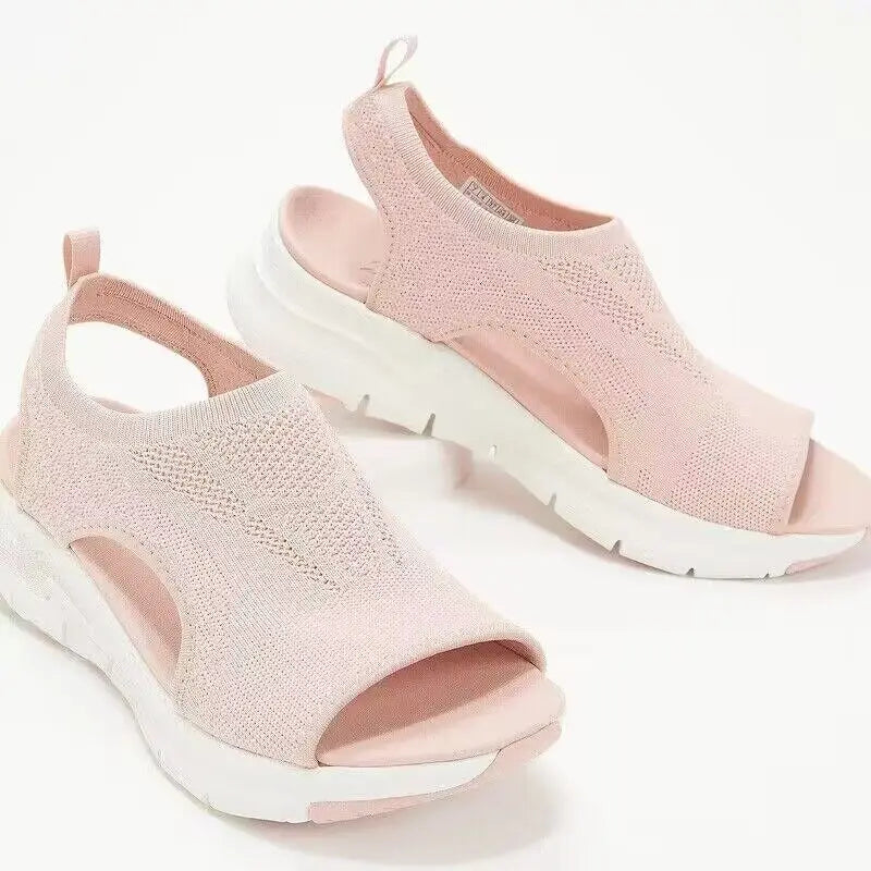 Freedom Strut - Chic Open-toe Walking Sandals