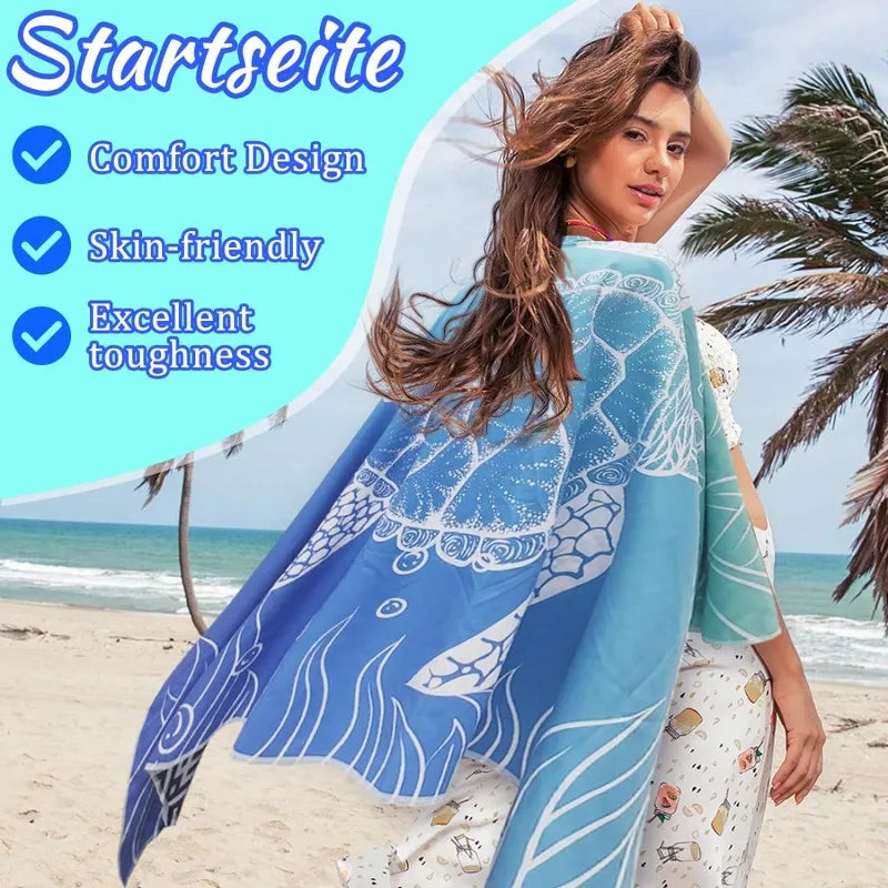 Freedom Sand-Free Beach Towel & Clips