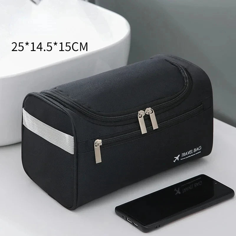 Globetrotter - PU Leather  / Canvas Toiletry Bag