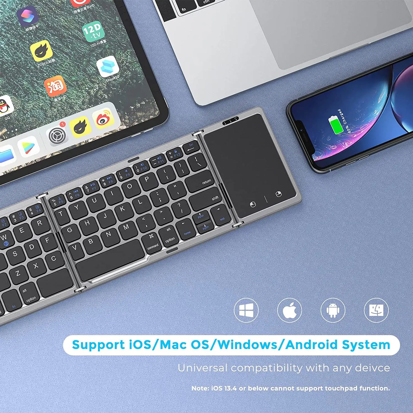 Nomads Foldable Wireless Bluetooth Keyboard
