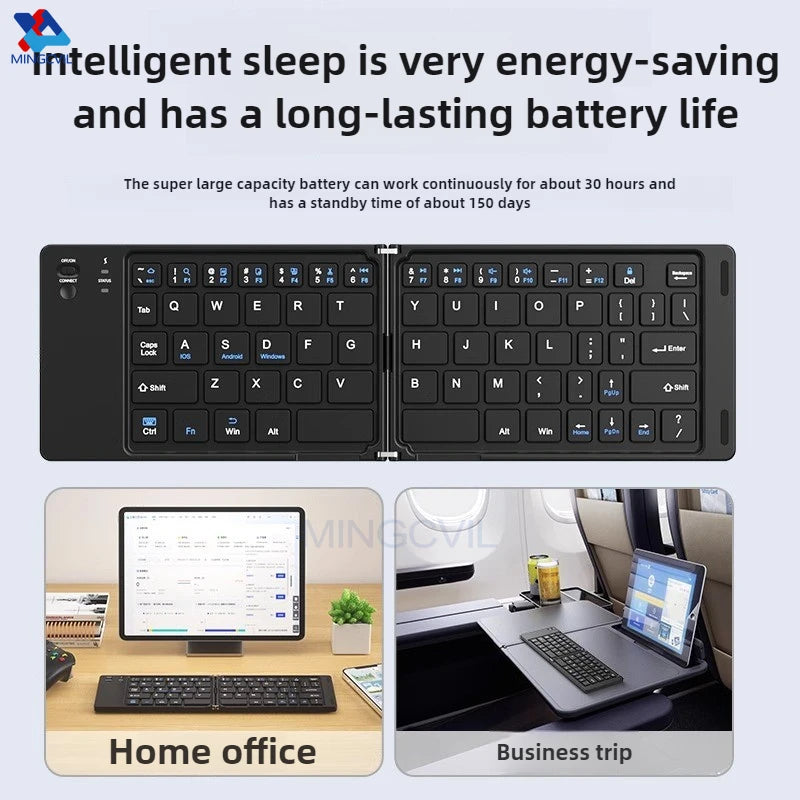 Digital Nomads Mini Foldable Wireless Keyboard