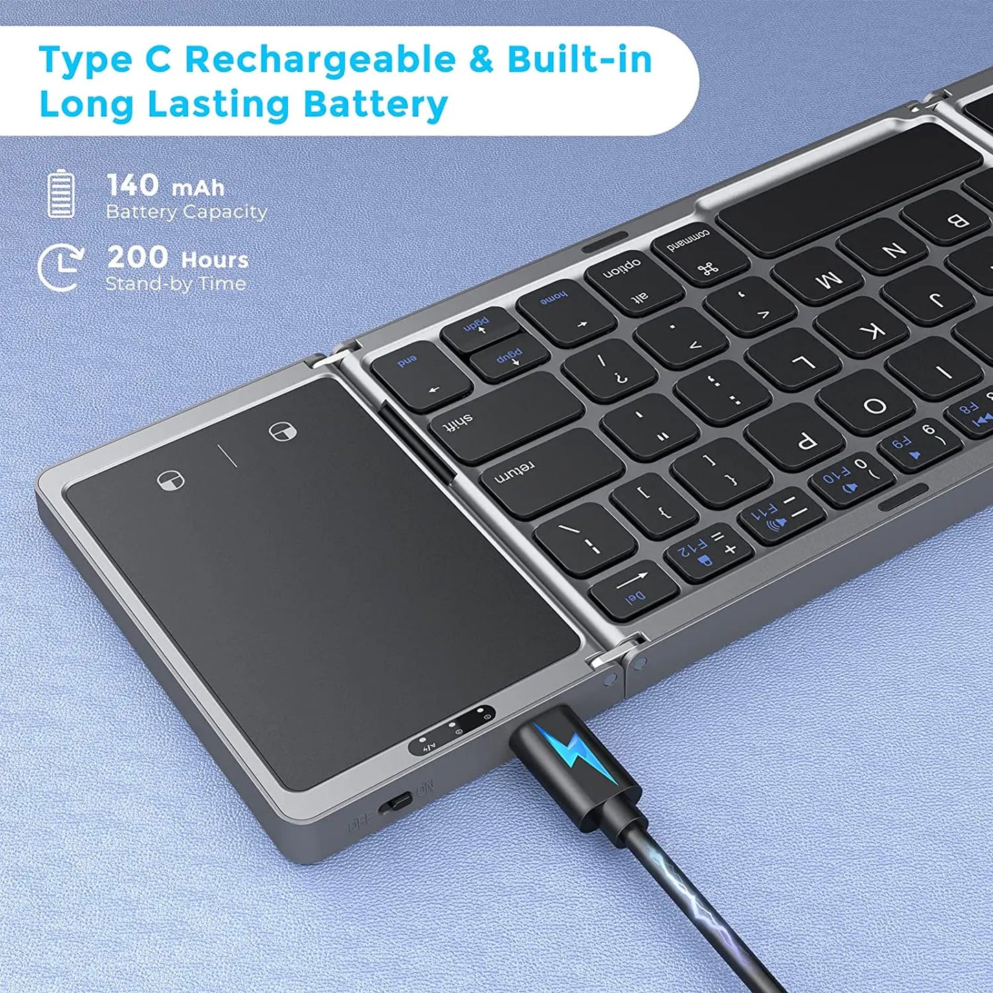 Nomads Foldable Wireless Bluetooth Keyboard