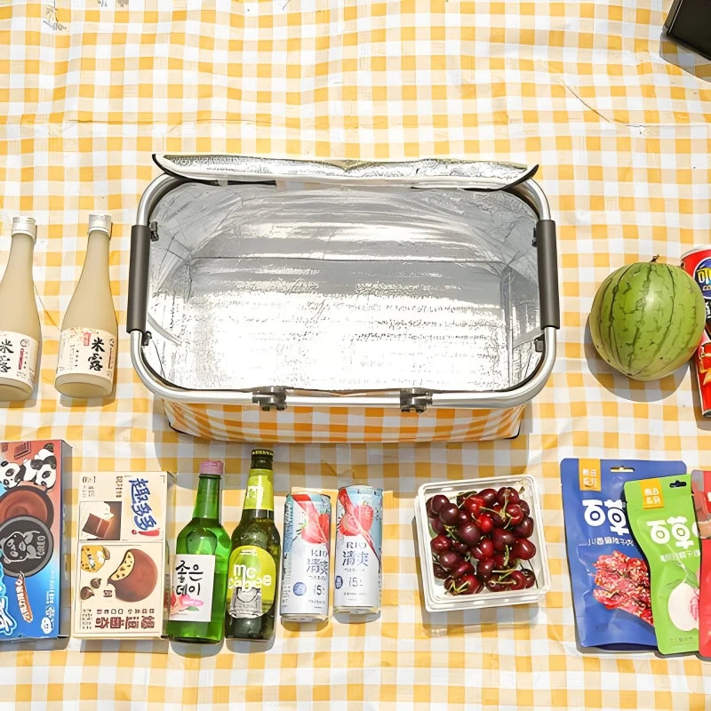 Folding Picnic Basket - Waterproof & Thermal