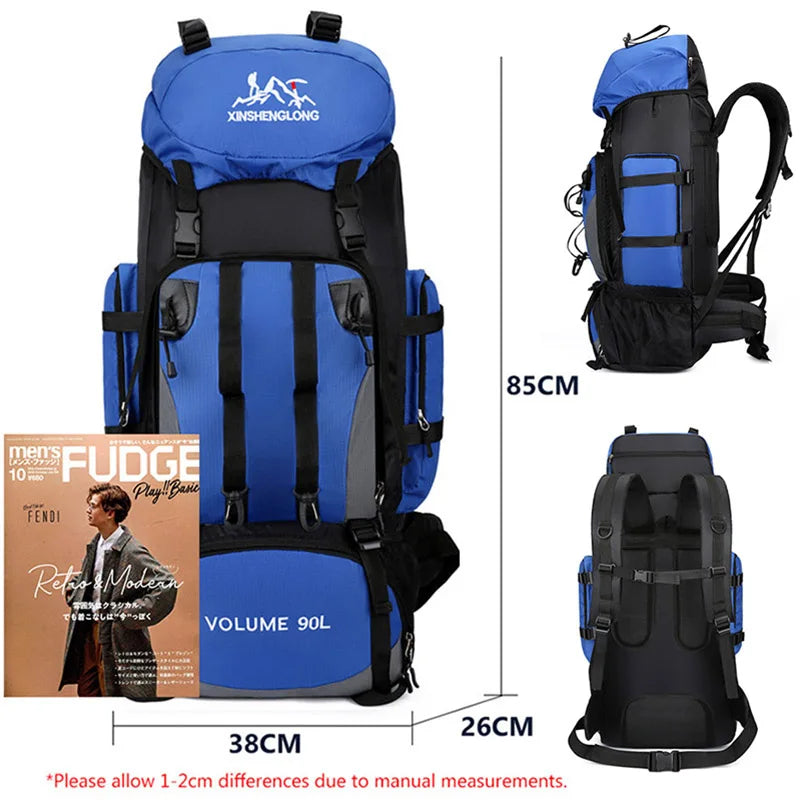 TerraQuest Explorer - 90L Waterproof Hiking Backpack