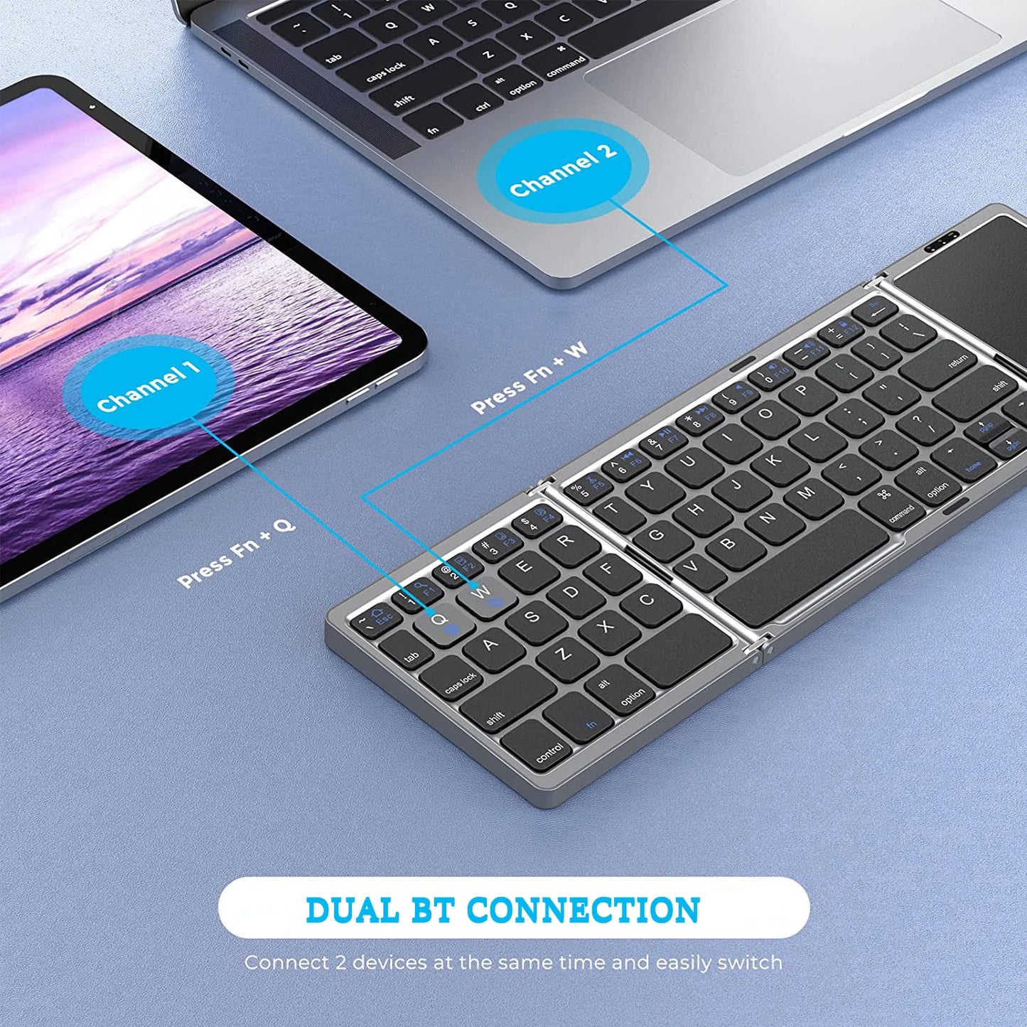 Nomads Foldable Wireless Bluetooth Keyboard